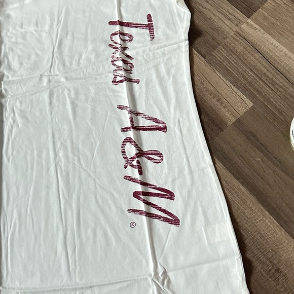 NWT Collegiate TEXAS AM Nightshirt 100% Peruvian cotton Camisole AMAZING quality - Picture 3 of 6